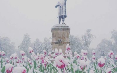 Schnee in Chisinau