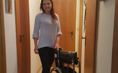 Es wurde ein Rollstuhl gespendet