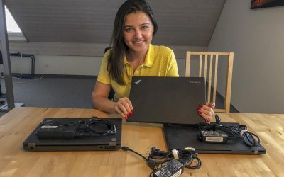 Laptopspende erhalten