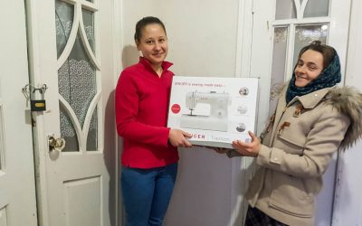 Nähmaschine an Familie 0004 geliefert